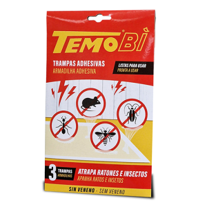 Trampas adhesivas para insectos y otros animales