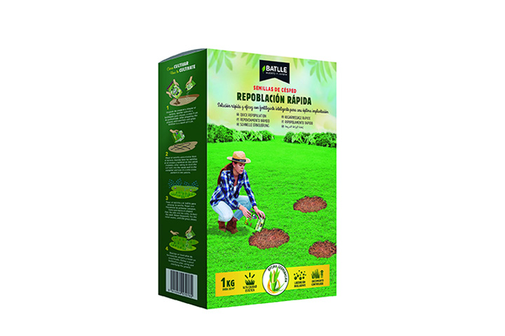 semillas Batlle. Césped de repoblación rápida